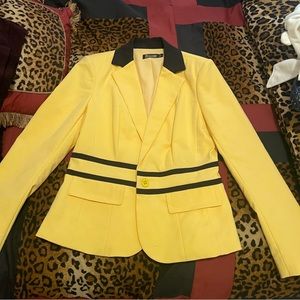 Yellow New York & Company suit jacket